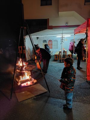 gemütliches Feuer